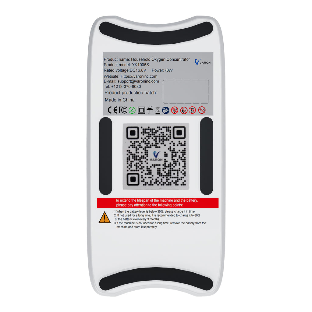 Batería de 8 Celdas para Concentrador de Oxígeno Portátil VARON VP-8 Lite | Batería de Repuesto