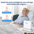 VARON VP-8G | Concentrador de Oxígeno Portátil flujo pulsado con 1–8 niveles ajustables CE