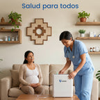 VARON VP-6 | Concentrador de oxígeno portátil de flujo continuo 1–6 L/min para uso diario CE