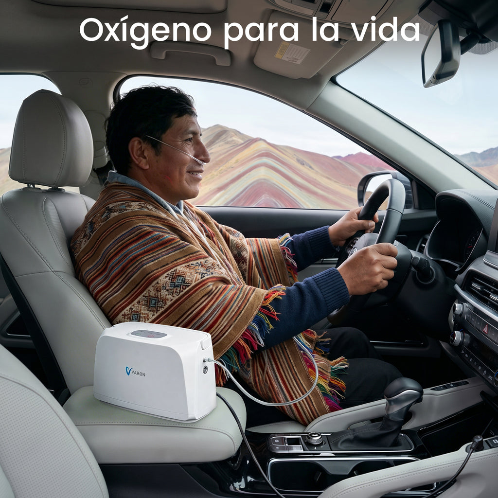 VARON VL-1 | Concentrador de Oxígeno de la Serie Ligera 3 L/min ideal para viajes CE ideal viaje