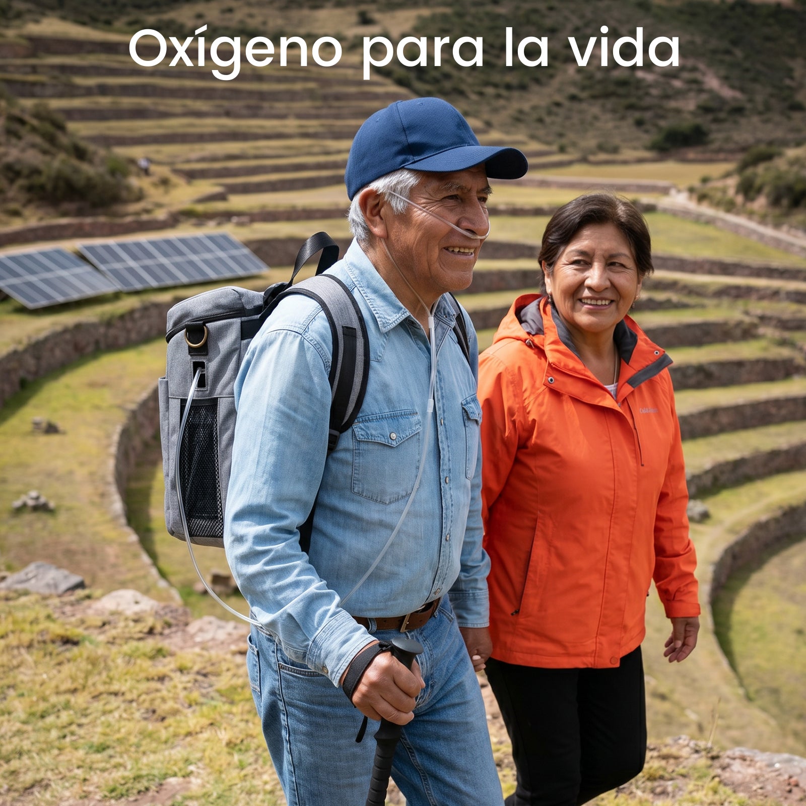 VARON VP-1 | Concentrador de oxígeno portátil de flujo pulsado  (1–5 niveles) para uso en casa y viaje CE