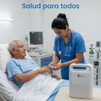 VARON VP-2 | Concentrador de oxígeno portátil  93% flujo pulsado 1–5 niveles CE