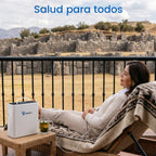 VARON VP-6 | Concentrador de oxígeno portátil de flujo continuo 1–6 L/min para uso diario CE