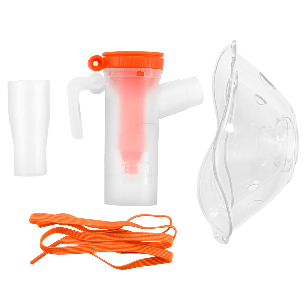 Conjunto de mascarilla e inhalador con concentrador de oxígeno, accesorios VH-3 (azul o naranja al azar, 2 uds.)