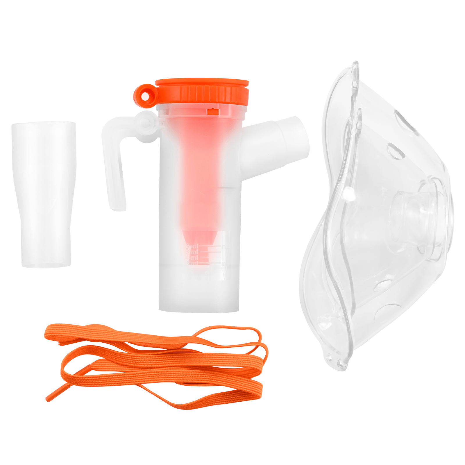 Conjunto de mascarilla e inhalador con concentrador de oxígeno, accesorios VH-3 (azul o naranja al azar, 2 uds.)