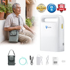 VARON VP-2 | Concentrador de oxígeno portátil  93% flujo pulsado 1–5 niveles CE