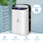 VARON VP-1 | Concentrador de oxígeno portátil de flujo pulsado  (1–5 niveles) para uso en casa y viaje CE