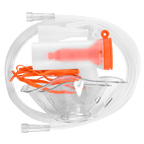 Conjunto de mascarilla e inhalador con concentrador de oxígeno, accesorios VH-3 (azul o naranja al azar, 2 uds.)