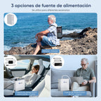 VARON VP-6 | Concentrador de oxígeno portátil de flujo continuo 1–6 L/min para uso diario CE