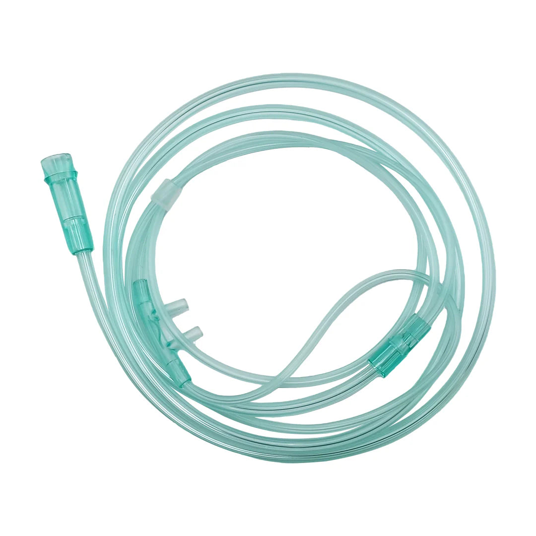 Cánula nasal de oxigeno de plástico, accesorios para concentrador de oxigeno (5 unidades), compatible con todas las máquinas