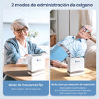 VARON VP-8 Lite Concentrador de Oxígeno Portátil 2 kg | Flujo por pulsos 1–7 | Uso doméstico y portátil
