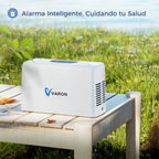 VARON VL-2 | Dispositivo de oxígeno portátil flujo continuo 3 L/min ligero y compacto CE