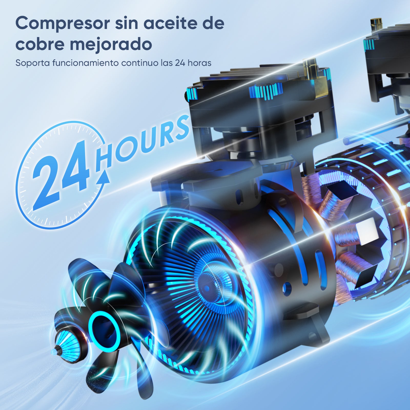 VARON VH-3 | Concentrador de Oxígeno para Hogar, Flujo Continuo 1-7L Ajustable, Control Remoto y Temporizador, Certificado CE