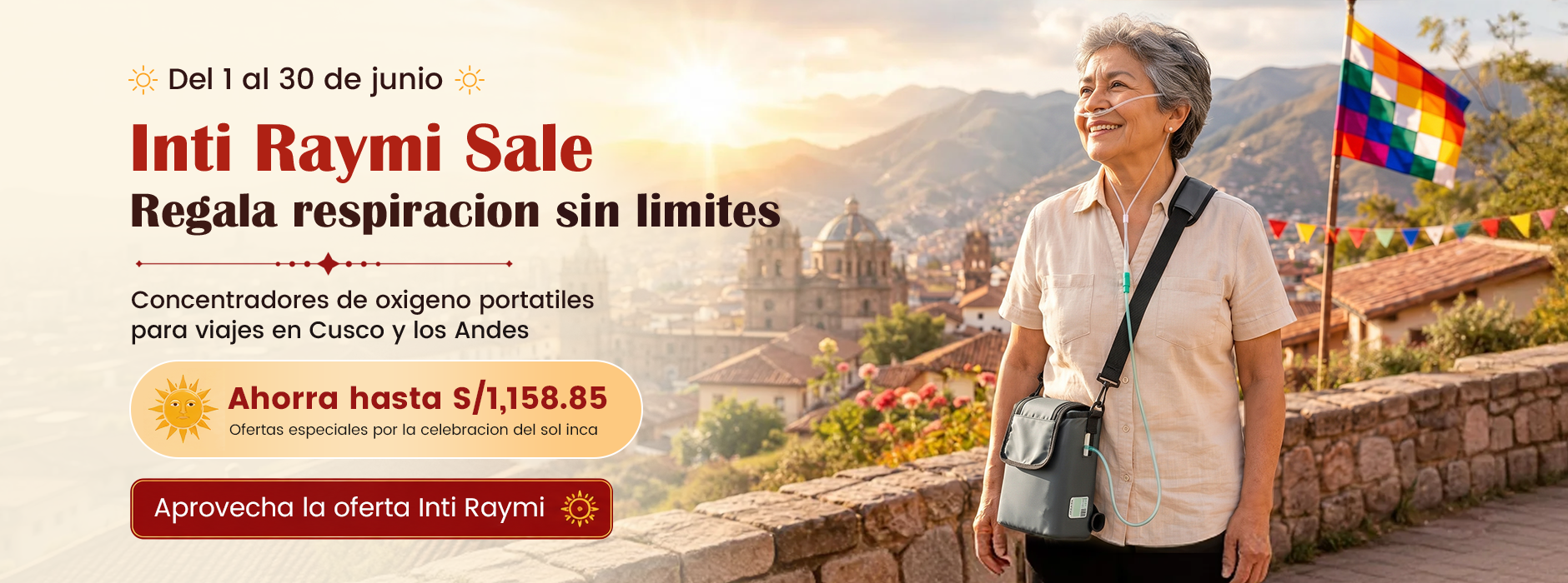Inti Raymi Sale: Regala respiración sin límites