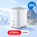 VARON VH-3 | Concentrador de Oxígeno para Hogar, Flujo Continuo 1-7L Ajustable, Control Remoto y Temporizador, Certificado CE