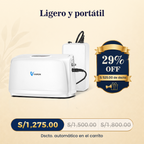 VARON VL-1 | Concentrador de Oxígeno Portátil Modo de Frecuencia Fija, Batería Recargable y Certificación CE