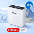 VARON VP-6 | Concentrador de oxígeno portátil de flujo continuo 1–6 L/min para uso diario CE