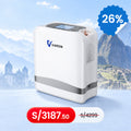 VARON VP-8 Lite Concentrador de Oxígeno Portátil 2 kg | Flujo por pulsos 1–7 | Uso doméstico y portátil