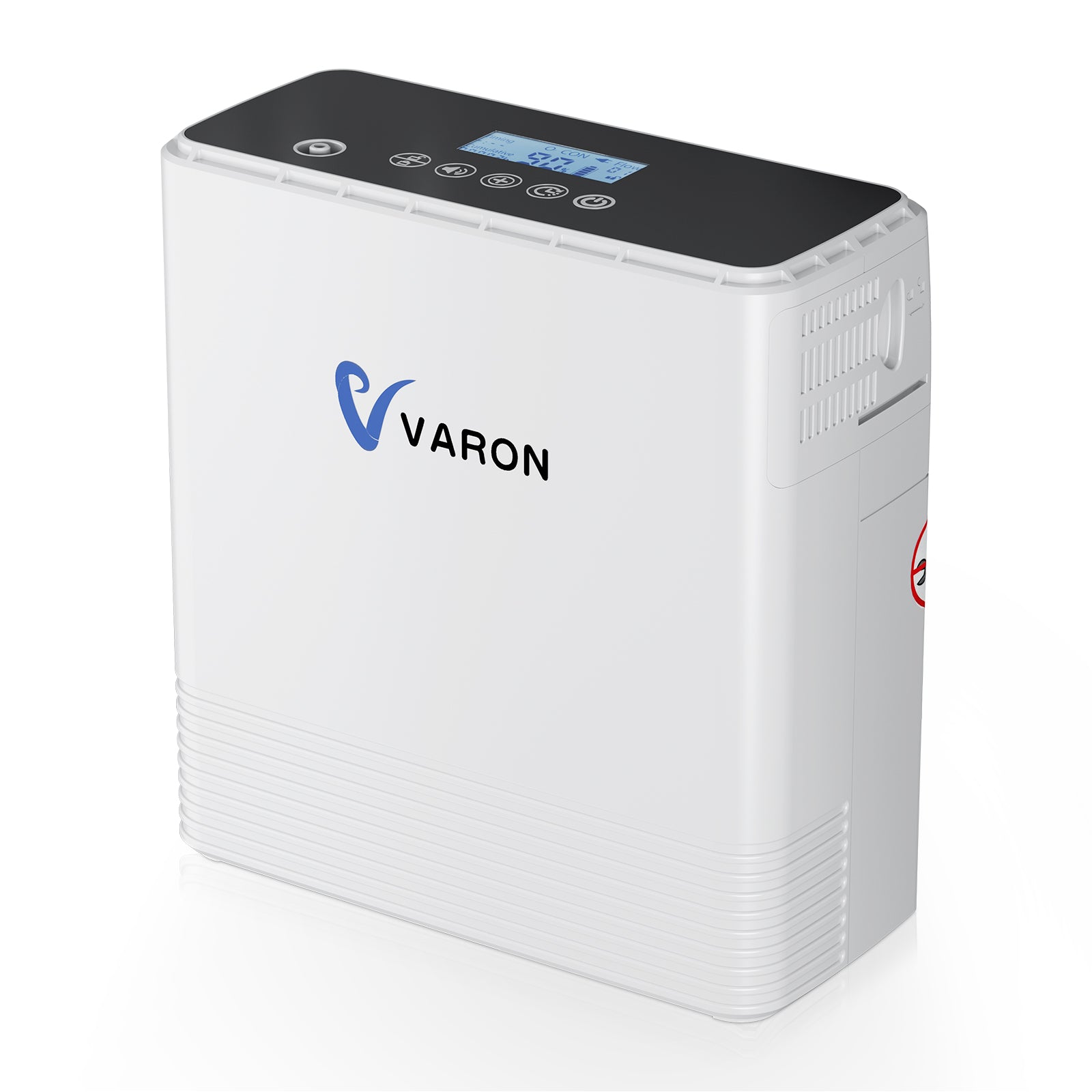 VARON VP-6 | Concentrador de oxígeno portátil de flujo continuo 1–6 L/min para uso diario CE