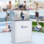 VARON VP-6 | Concentrador de oxígeno portátil de flujo continuo 1–6 L/min para uso diario CE