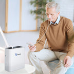 VARON VP-6 | Concentrador de oxígeno portátil de flujo continuo 1–6 L/min para uso diario CE