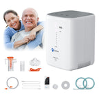 VARON VH-3 | Concentrador de Oxígeno para Hogar, Flujo Continuo 1-7L Ajustable, Control Remoto y Temporizador, Certificado CE